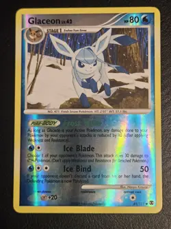 Glaceon 41/111 Rising Rivals Reverse Holo Pokemon TCG LP - Image 2