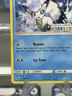 Alolan Vulpix - 21/145 (Build-A-Bear Workshop Exclusive) Promo - Image 5