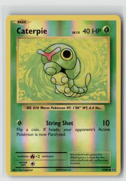 CATERPIE 3/108 XY EVOLUTIONS REVERSE HOLO POKEMON TCG LP - Image 1