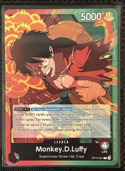 Monkey.D.Luffy OP13-001 Leader One Piece Carrying On His Will - Image 1