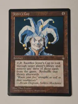 MTG Magic the Gathering Jester's Cap (324/383) Ice Age NM Card Artifact 1995 BB - Image 1