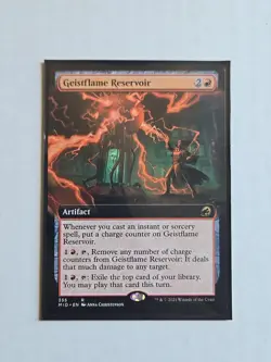 Geistflame Reservoir (Extended Art) - Innistrad: Midnight Hunt - LP - MTG Magic - Image 1