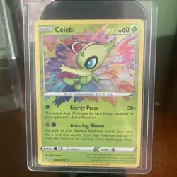 Celebi 009/185 Amazing Rare Pokemon TCG Vivid Voltage Near Mint - Image 1