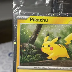(SEALED) Pikachu - 025/165 Stamped Promo (Holiday Calendar) Pokemon TCG - Image 2