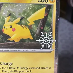 (SEALED) Pikachu - 025/165 Stamped Promo (Holiday Calendar) Pokemon TCG - Image 3