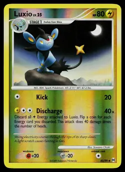 Pokemon Card - Luxio Arceus 43/99 Reverse Holo - Image 1