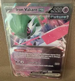 Pokemon TCG Iron Valiant ex Paradox Rift Promo - Image 1