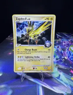 Pokemon Zapdos G 12/99 Holographic – Platinum Arceus - Image 1
