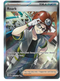 ✨ Pokemon TCG Roark 242/182 SV04: Paradox Rift Ultra Rare Holo NM - Image 1