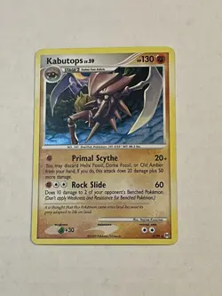 Pokemon TCG Kabutops 4/99 Platinum Arceus Holo Rare 2009 LP - Image 3