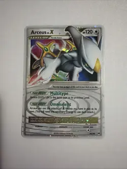 Arceus Lv. X 94/99 Ultra Rare Pokemon Card - Platinum Arceus Set - 2009 -MP - Image 1