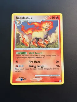 RAPIDASH 28/99 - NON-Holo Rare - Platinum Arceus - 2009 POKEMON CARD - NM - Image 1