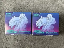 Pokemon Jounrey Together Pokemo Center Elite Trainer Box ETB Sealed x2 - Image 1