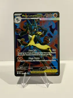 Pokemon TCG Mega Lucario EX 160/132 Ultra Rare Holo NM Mega Evolutions Full Art - Image 1