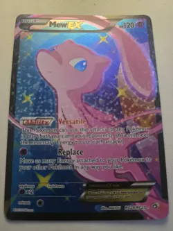 Pokemon Mew EX Full Art Ultra Rare Holo RC24/RC25 Legendary Treasures Card - Image 1