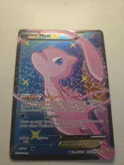 Pokemon Mew EX Full Art Ultra Rare Holo RC24/RC25 Legendary Treasures Card - Image 2