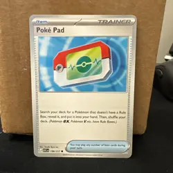 Pokemon TCG - Poke Pad 198/217 - Ascended Heroes Card near mint ships fast - Image 1
