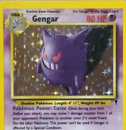 Pokemon TCG Gengar Holo Rare 11/110 Legendary Collection 2002 Vintage Card - Image 3