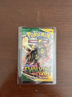 Pokemon - Evolving Skies Booster Pack - Unweighed/Umbreon Art! - Image 1