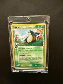 2006 POKEMON EX DRAGON FRONTIERS SNORLAX #10/101 RARE HOLO FOIL NM 10/101 - Image 1