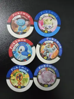 Rare Pokemon Poker Chips Japanese Arcade Tretta Battrio Lot of 18 ft. Moltres - Image 2