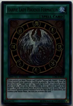 Harpie Lady Phoenix Formation Ultra Rare Legendary Collection 4: Joey's World LC - Image 1