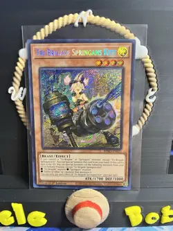 YuGiOh! TCG || Tri-Brigade Springans Kitt BPRO-EN025 Secret Rare - Image 1