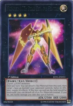 YUGIOH Number 102: Star Seraph Sentry - JOTL-EN053 - Rare 1st Edition NM - Image 1
