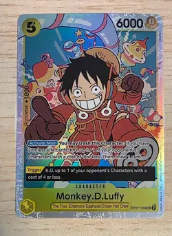Monkey.D.Luffy OP07-109 - One Piece TCG - SR Super Rare NM English Foil - Image 1