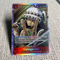 One Piece- Trafalgar Law - OP14-009 -The Azure Sea's Seven Foil- Super Rare - Image 1