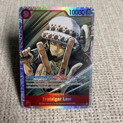 One Piece- Trafalgar Law - OP14-009 -The Azure Sea's Seven Foil- Super Rare - Image 2