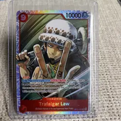 One Piece- Trafalgar Law - OP14-009 -The Azure Sea's Seven Foil- Super Rare - Image 4