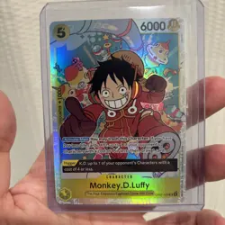 Monkey D. Luffy OP07-109 SR One Piece English Orginal With Error x2 & Non Error - Image 5