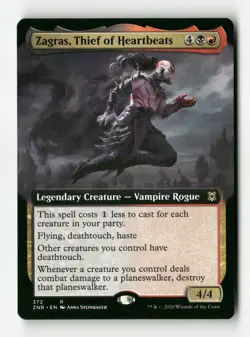Zagras, Thief of Heartbeats - Zendikar Rising - #372 - Non-Foil - NM - MTG - Image 1