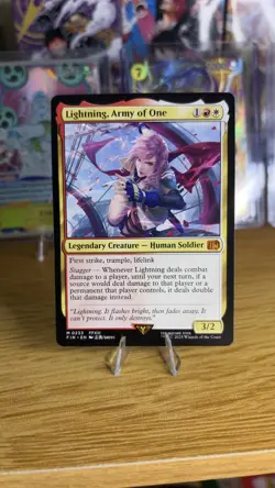 Lightning, Army of One - 0233 - Regular - MTG: Final Fantasy - NM - Image 1