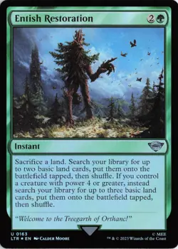 Entish Restoration, #163, LTR, Foil, U - NM - Image 1