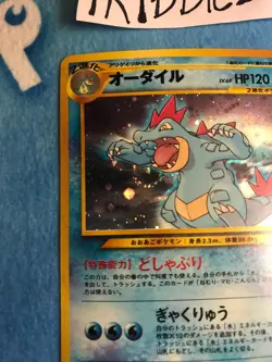 Pokemon TCG: Feraligatr No. 160 Neo Genesis Holo Rare with Killer Swirl! - Image 2