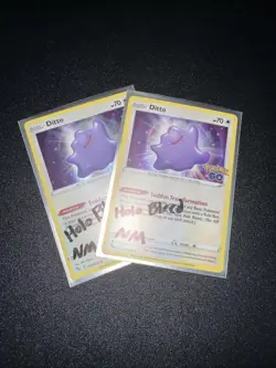 Pokemon TCG Ditto 053/078 Pokemon GO Holo Rare NM *Holo Bleed* - Image 4