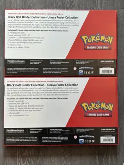 Sams Club Pokemon Black Bolt Binder Collection and Poster Collection - Lot 2 - Image 2