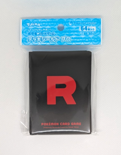 Team Rocket Card Sleeves 64 ct Pokemon Center Japan New - Image 1