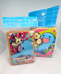 Pokemon Center Japanese Exclusive TCG Card Sleeves + Deck Box Mimikyu Wobbuffet - Image 1