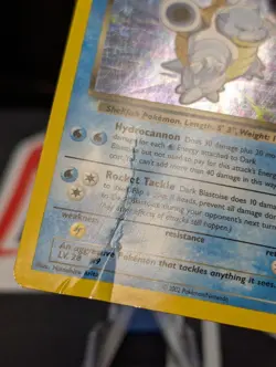 DARK BLASTOISE 4/110 HOLO RARE LEGENDARY COLLECTION POKEMON TCG DAMAGED READ - Image 4