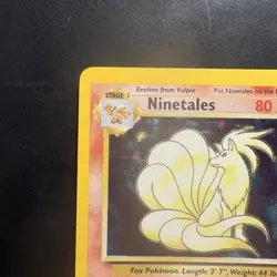 Pokemon Vintage Holo Rare Ninetales 17/110 Legendary Collection WotC - Image 2