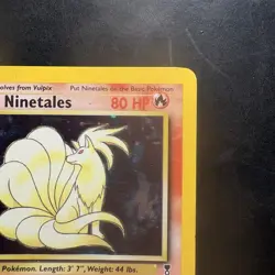 Pokemon Vintage Holo Rare Ninetales 17/110 Legendary Collection WotC - Image 3