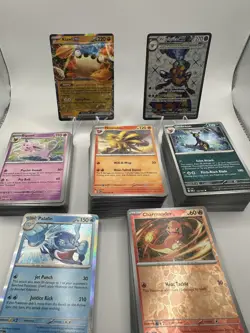 Pokemon Card Lot 364 Cards Obsidian Flames Reverse Holo Rare Commons Pokemon NM - Image 1