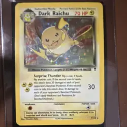 Pokemon Dark Raichu Legendary Collection 7/110 Stage 1 70HP Holo Rare Holo - Image 1