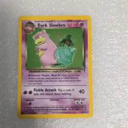 Pokemon Dark Slowbro Legendary Collection 8/110 Holo Rare 60 HP English Card - Image 1