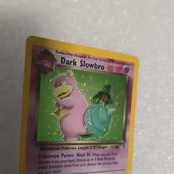 Pokemon Dark Slowbro Legendary Collection 8/110 Holo Rare 60 HP English Card - Image 2