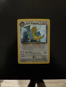 Dark Dragonite Holo Rare Legendary Collection Pokemon TCG 5/110 HP 70 - Image 2