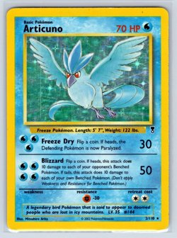 Articuno #2/110 - Legendary Collection - Holo Rare - MP Played - Pokemon - Image 1
